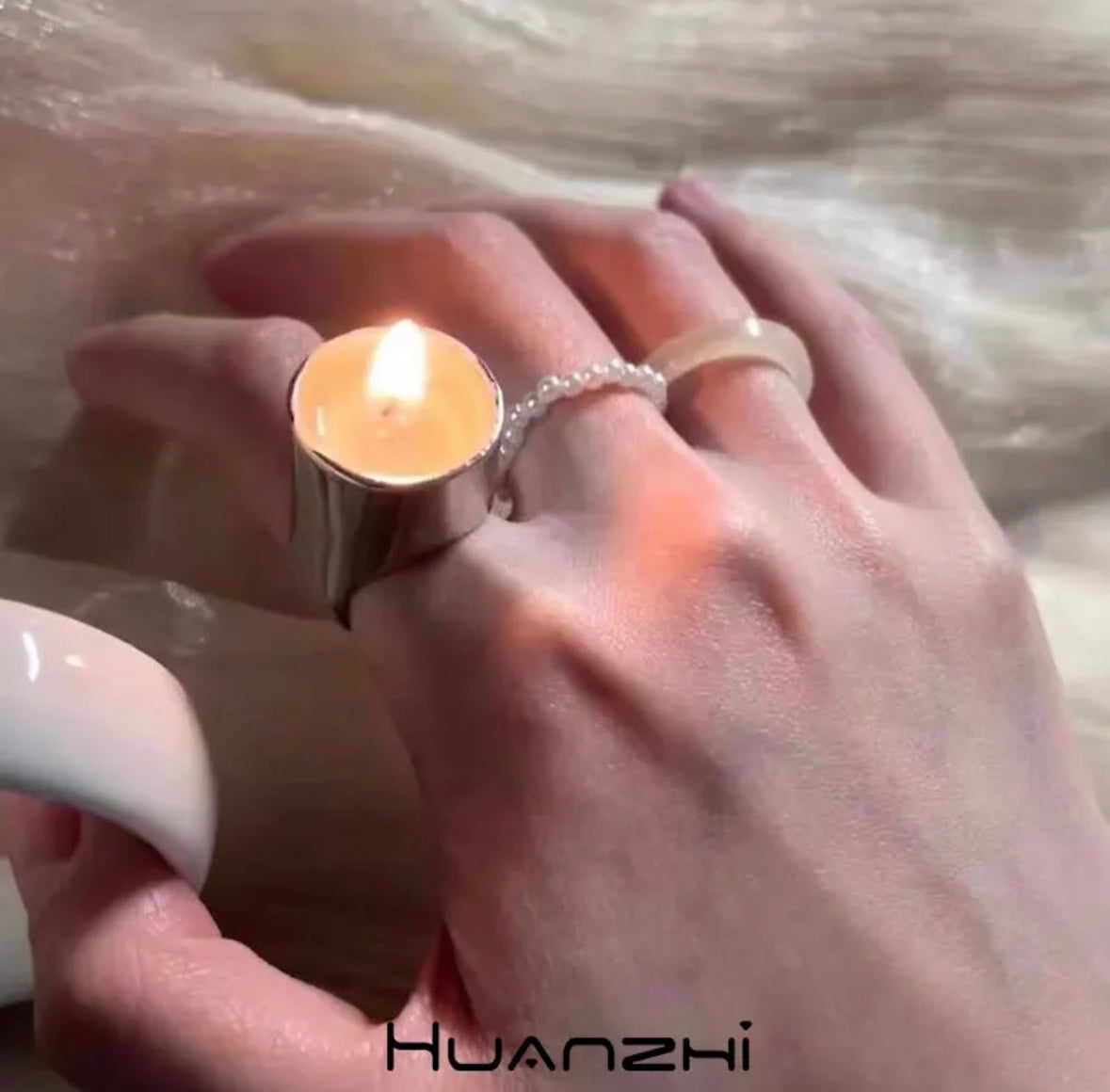 Candle Ring Jewelry for Women & Men